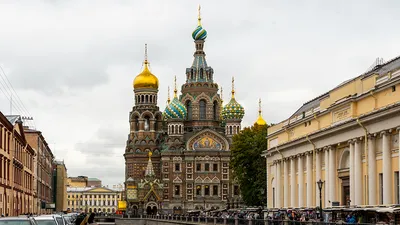 Санкт-Петербург Собор Воскресения Христова Спас на Крови Крыльцо Фотография