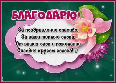 Спасибо за поздравление и теплые слова. / Thank you for your  congratulations and kind words. - YouTube