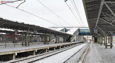 Станция Мытищи. Вид в сторону Москвы с платформы № 4 — Railwayz.info