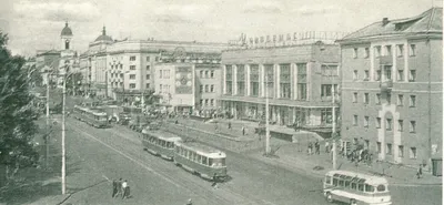 Тверь — Старые фотографии (1917 — 1991 гг.) — Фото — Городской  электротранспорт