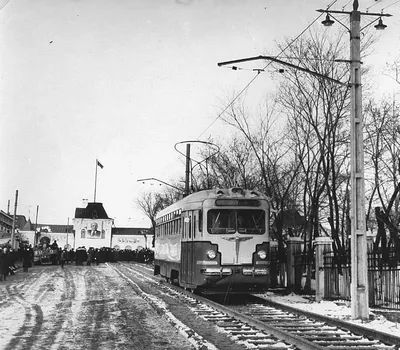 Хабаровск — Старые фотографии — Фото — Городской электротранспорт