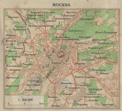 Скатерти- Карты мира: Скатерть с картой Москвы в ретро-стиле/ размер 180  х145/.Сатен