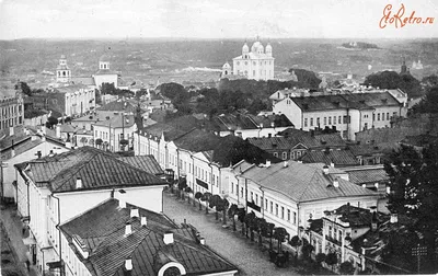 Вид на Смоленск в башни Веселухи. Фотография. Альбом: Смоленск - старые  фотографии / РусКомпас