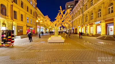 Старый Арбат - что посмотреть и как добраться, ночные фото,  достопримечательности, виртуальный тур