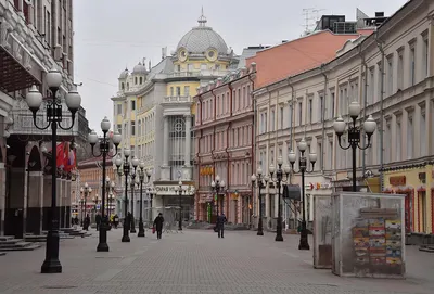 Старый Арбат, музей Пушкина на Арбате, Москва