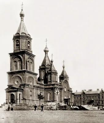 Собор Успения Пресвятой Богородицы (старый), Хабаровск (Хабаровск, город),  фотография. архивная фотография \"Путеводитель по Великой Сибирской железной  дороге\" Спб1900