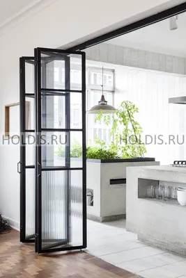 Портфолио: Стеклянная перегородка на кухню, ул.Столетова, д.7