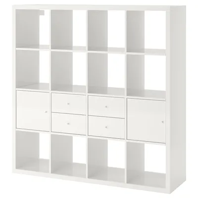 IKEA 30457903 ФРИДЛЕВ Стеллаж, белый, 66x129 см от магазина Wmart в Алматы,  Астане, Усть-Каменогорске