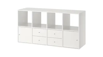 Стеллаж Билли 21 IKEA Белый Фасадный 0101 купить в Москве по цене 16300 в  интернет магазине Фиеста мебель с доставкой.