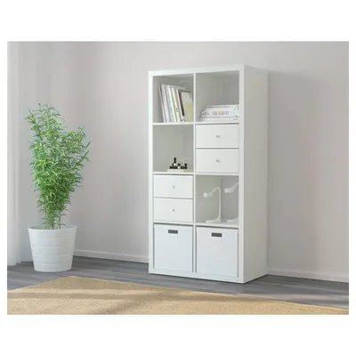 KALLAX стеллаж белый 77x77 см | IKEA Latvija