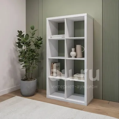 KALLAX стеллаж с основанием белый/белый 147x164 см | IKEA Latvija