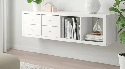 Стеллаж 12 ячеек - IKEA KALLAX, 112х147 см, под беленый дуб, КАЛЛАКС ИКЕА  за 25646 рублей в по России и в г. Ярославль арт. 40409935 без предоплат —  интернет-магазин ВАМДОДОМА