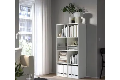 KALLAX стеллаж белый 77x147 см | IKEA Latvija