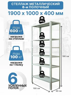 Полочные стеллажи металлические купить складские для склада сборный  разборный среднегрузовые универсальные