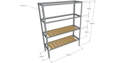 Стеллажи для гаража - заказать изготовление и монтаж у завода  металлоконструкции Арес по низким ценам