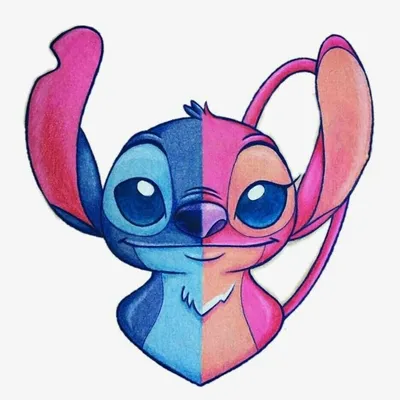 Cute Stitch Drawing