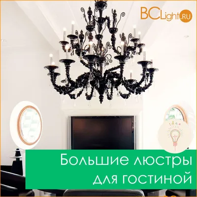 Люстры в интерьере гостиной, кухни, спальни - как подобрать