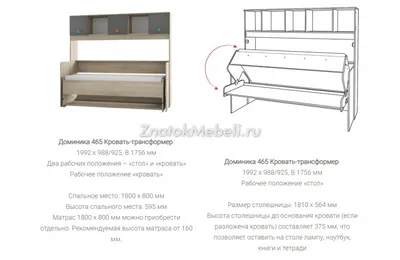 Стол-кровать трансформер: совершенное решение для оптимизации пространства  | Мало места | Дзен