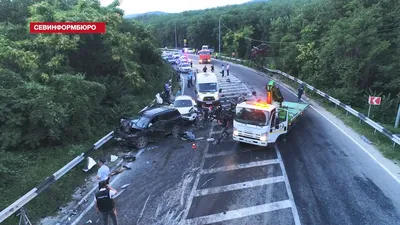 Подробности о жуткой аварии на площади Захарова сообщили в полиции  Севастополя - YouTube