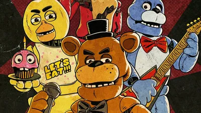 Фигурка кошмарный фредди фнаф Five Nights at Freddy's ужас чика хоррор игра  | AliExpress