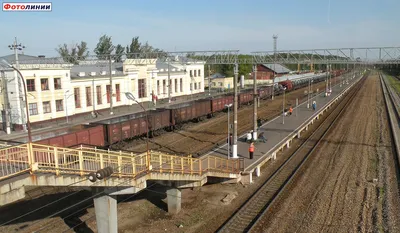 Станция Ступино. Вид в сторону Москвы — Railwayz.info