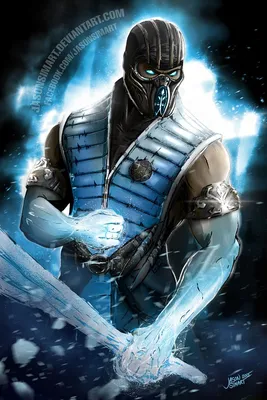 Mortal Kombat Sub Zero\" Art Print by CXDigitalArt | Redbubble