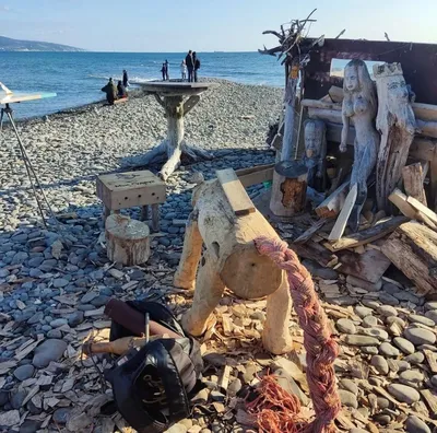 Пляж Суджукская коса, Новороссийск - Beach Pavillion (Новороссийск)