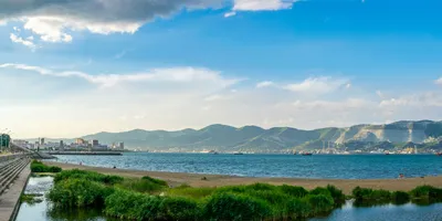 Новороссийск. Пляж Суджукская коса / Novorossiysk. Beach Sudzhukskaya Spit  | Mapio.net