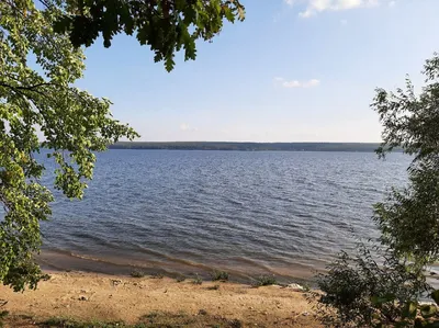 Сурское водохранилище с высоты птичьего полета. — Мгновения жизни —  фотогалерея Александра Солдатова