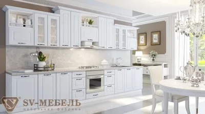 Комплект мебели для кухни Прованс 3200, Белый, СВ Мебель(Россия)