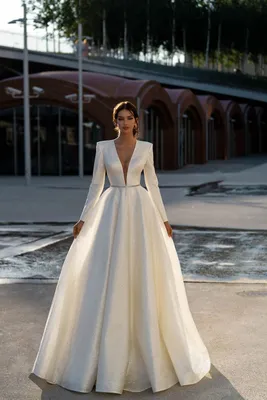 Шикарное закрытое свадебное платье артикул 201750 цвет бежевый👗 напрокат  20 000 ₽ ⭐ купить 160 000 ₽ в Воронеже