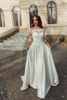 Свадебное платье Зарина 👗 из коллекции Dezire А-силуэт ♡ в Тюмени -  Gabbiano