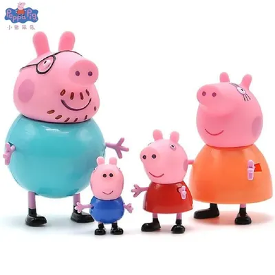 Детский набор игрушек \"Семья Свинка Пеппа\" Peppa Pig (6 героев), арт.1830:  продажа, цена в Минске. Тематические игровые наборы от \"Интернет-магазин  \"ИгрушкиТут\"\" - 139262476