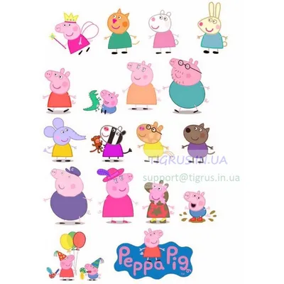 Игрушки для ванной ™ Peppa Pig - Семья Свинки Пеппы от Росмэн, 34805ros -  купить в интернет-магазине ToyWay.Ru