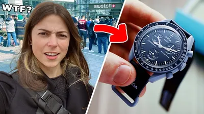 HERE IT IS: Hands-on with the Swatch x Omega MoonSwatch Mission to the  MOON! - YouTube