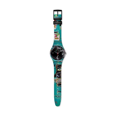 Swatch x Basquiat Watch - Blue – MoMA Design Store