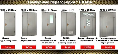 Установка (монтаж) тамбурных дверей в Москве от Порта Маркет