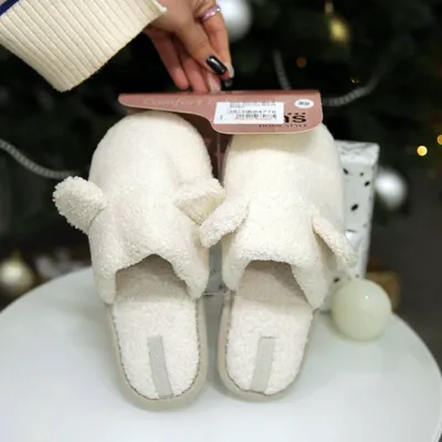 Домашние тапочки Teddi Twins Slippers 584776 Белые 💛 цена: 400 грн.💙  Купить в Киеве