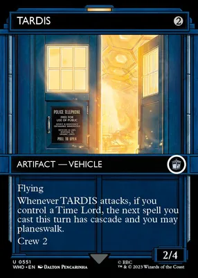 TARDIS | Universes Beyond: Doctor Who Variants | Standard | Card Kingdom