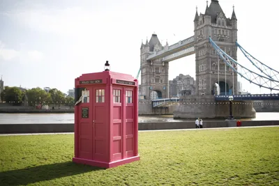 Doctor Who celebrates Barbie with pink TARDIS