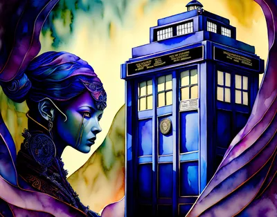 Doctor Who - TV Show Poster (The Tardis In Space) (Dr. Who) (Size: 24\" X  36\") | eBay