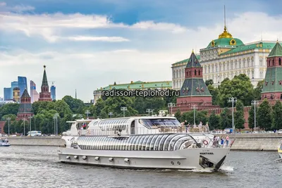 Прогулка на теплоходе Рэдиссон \"Эрвин.Река\" по Москве-реке с ужином | АРГО  Трэвел