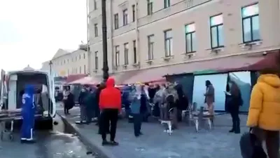 СК показал видео с места взрыва в кафе в Петербурге, где погиб Татарский -  РИА Новости, 03.04.2023