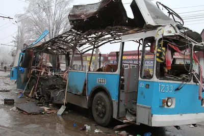Теракт в Волгограде троллейбус фото фото