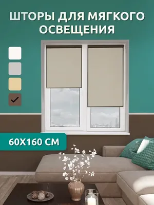 Garden Рулонные шторы 60х160 жалюзи на окна тканевые