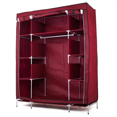 Складной каркасный тканевый шкаф Storage Wardrobe (Фиолетовый)