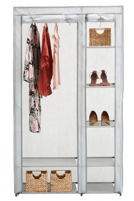 Мобильный тканевый шкаф Storage Wardrobe 88130 - купить в телемагазине,  интернет-магазине TV-pokupka.ru * фото, описание, видео