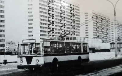 Тольятти — Старые фотографии (1966-1991) — Фото — Городской электротранспорт