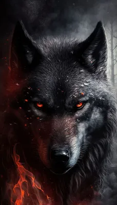 Cool Wolf Wallpapers - Top 13 Best Cool Wolf Wallpapers [ HQ ] | Wolf  wallpaper, Black wolf, Wolf with red eyes