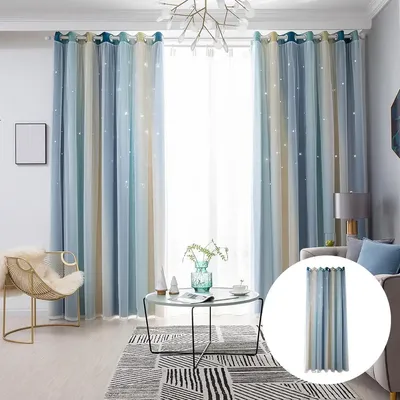 Купить Window Curtains Treatment Floral Patterned Jacquard Tulle Sheer  Blackout Curtain, цена 2 990 руб — (304034289852)